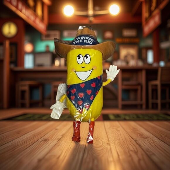 NIP 2001 A Aronson Twinkie The Kid Plastic Twinkie Holder Kids Novelty Cowboy B3 - Picture 1 of 3